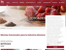 Tablet Screenshot of doscadesa.com